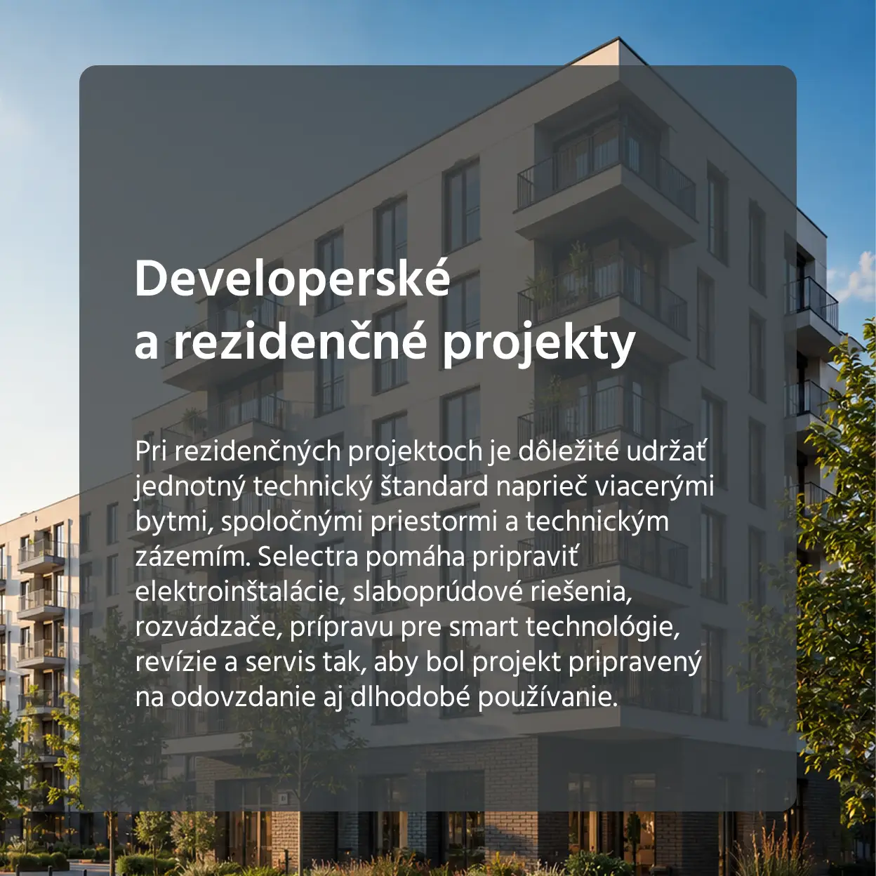 Developerské a rezidenčné projekty